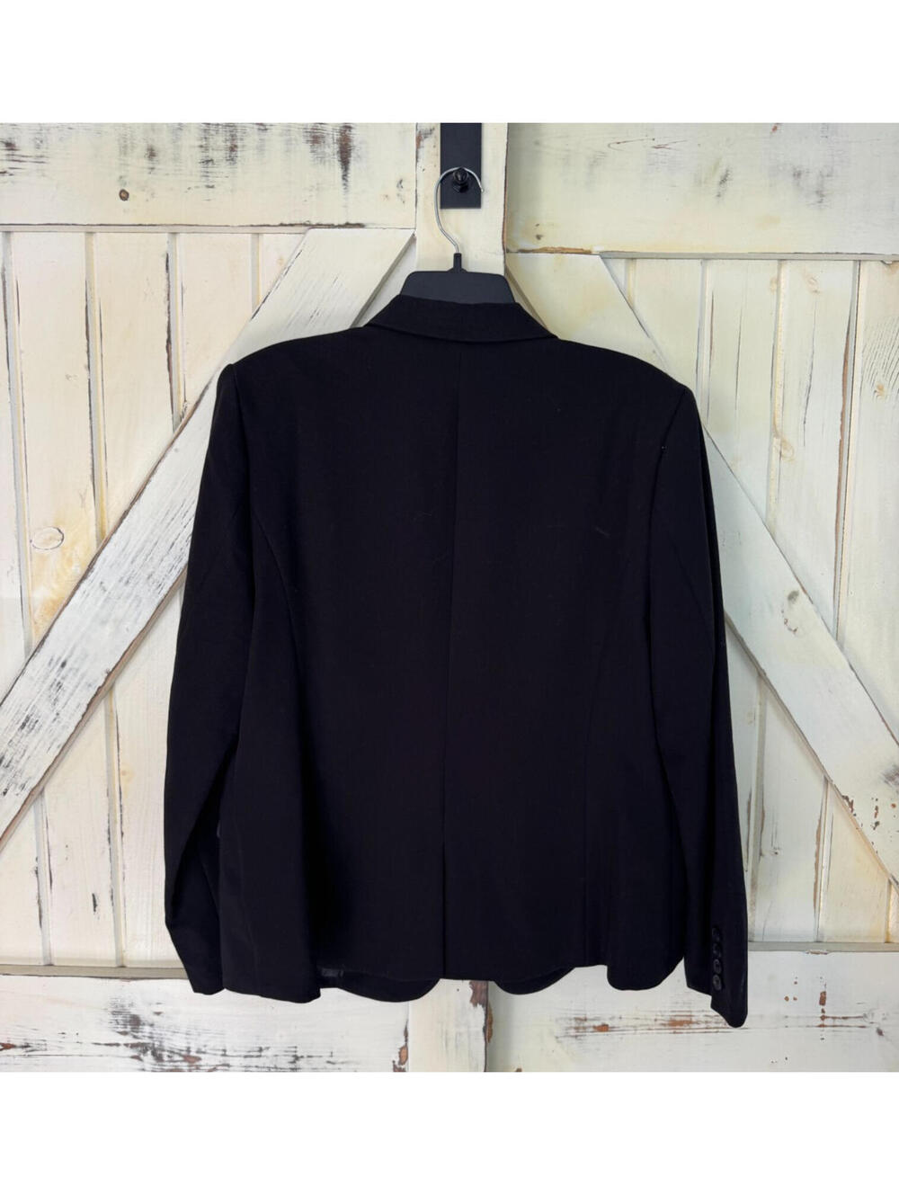 Worthington Womens Size 18 Black Blazer Jacket One Button Career Workwear - Picture 4 of 4